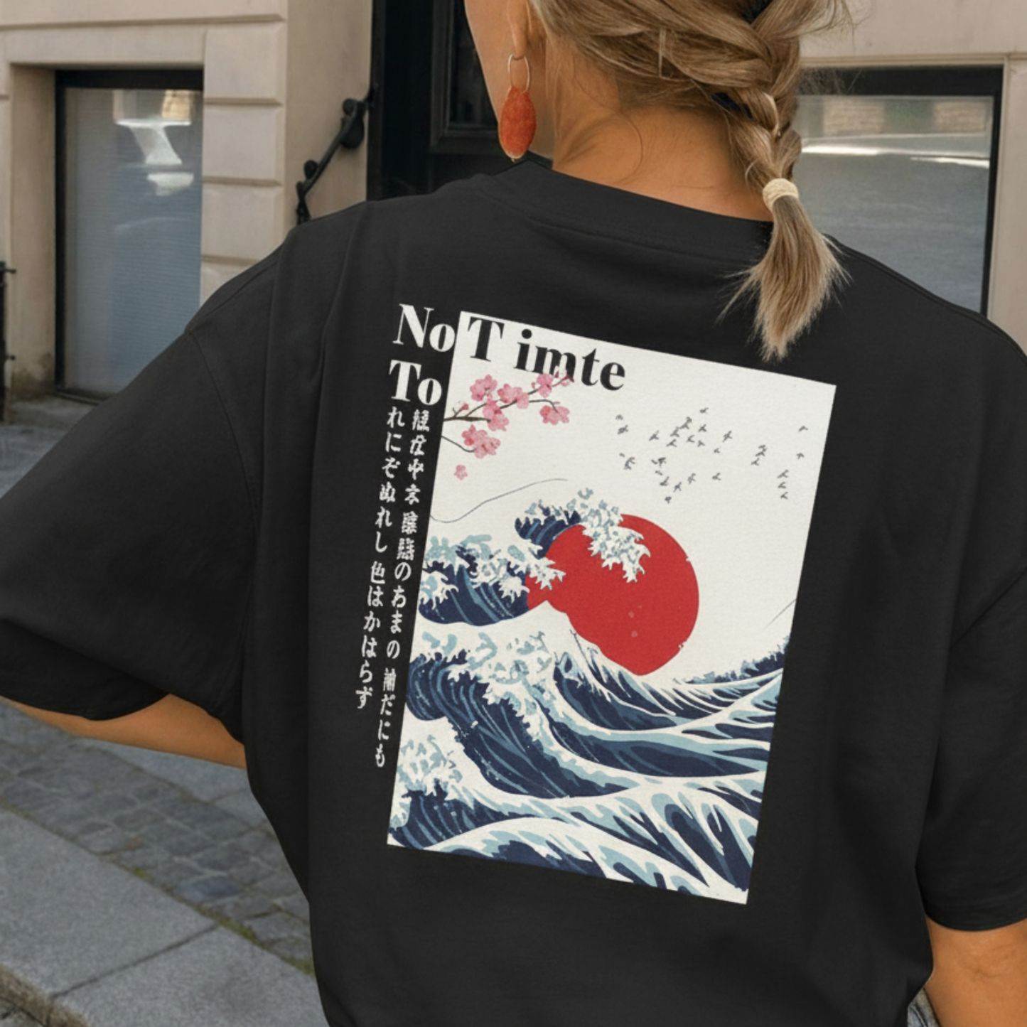 Camiseta Básica No Time to Waste