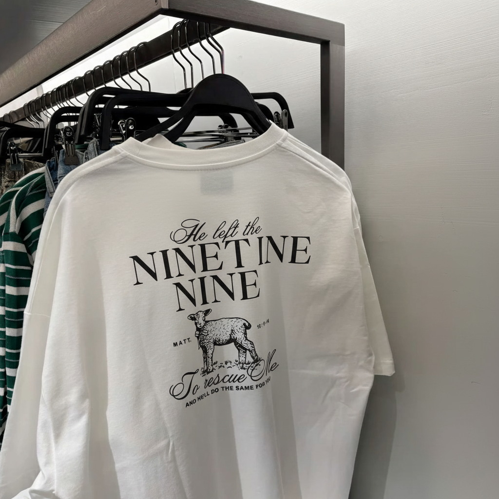 Camiseta Oversized Ninety Nine Ovelha