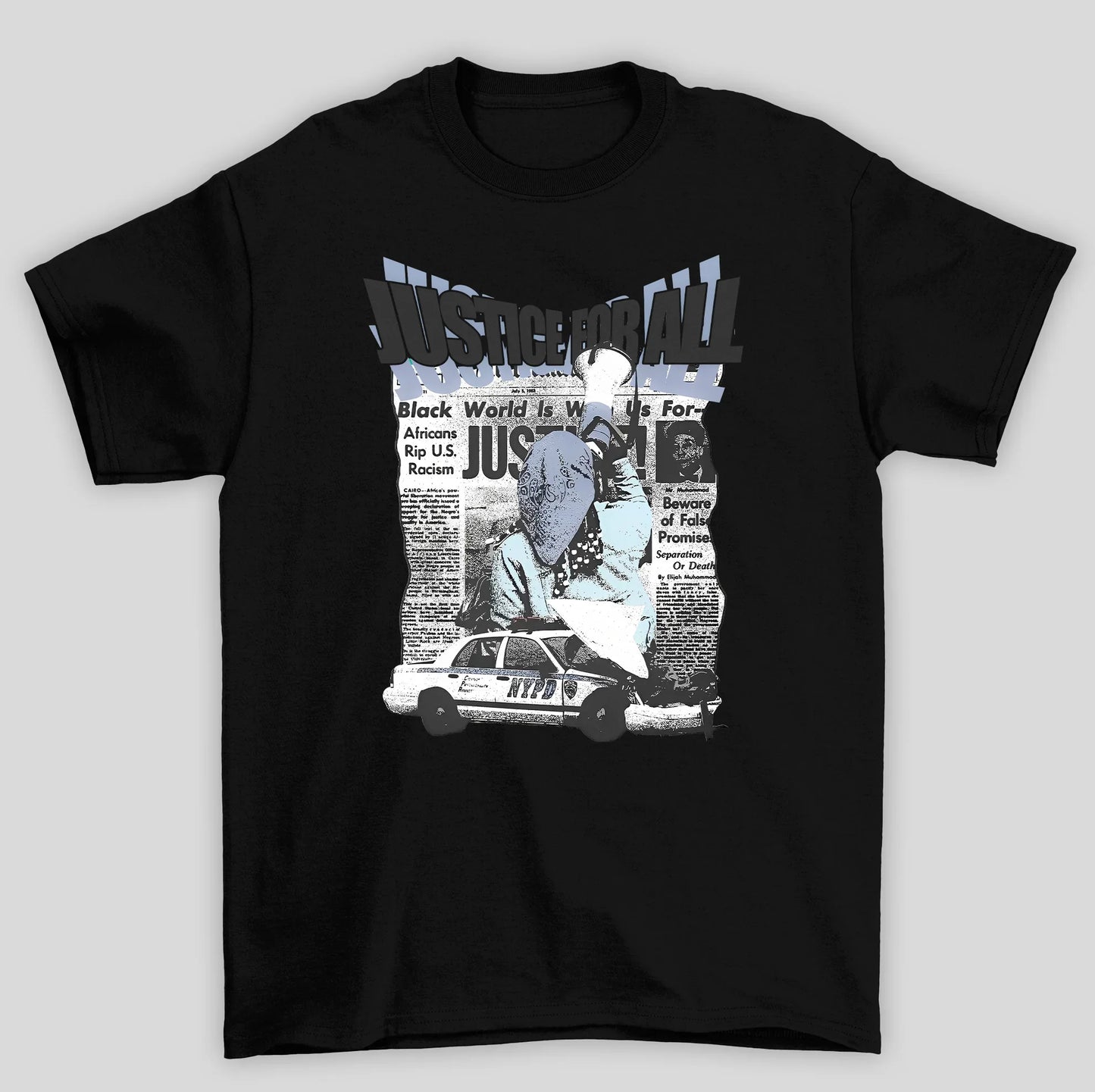 Camiseta Básica Unissex Justice for all