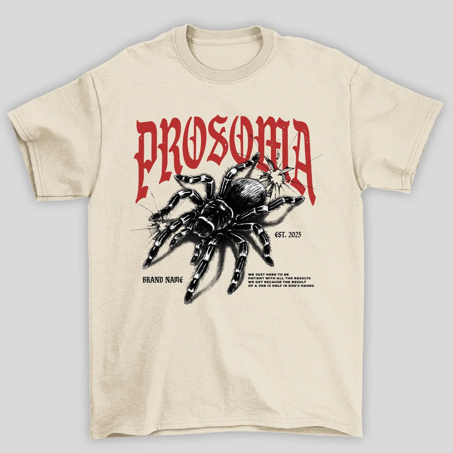 Camiseta Básica Unissex Aranha Spider Prosoma