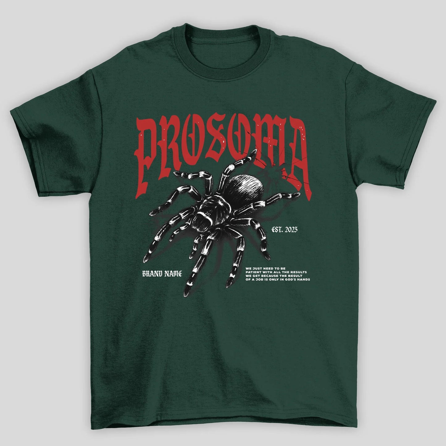 Camiseta Básica Unissex Aranha Spider Prosoma