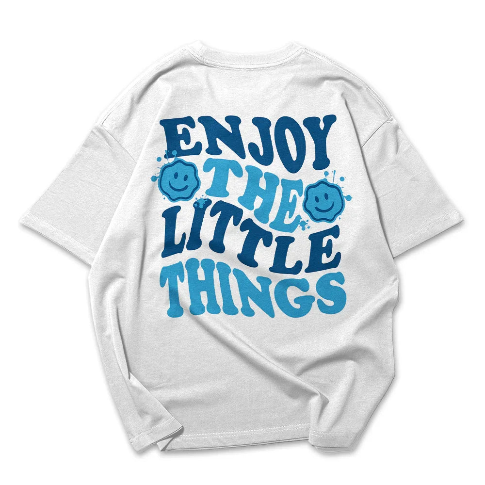 Camiseta Oversized Feminina Enjoy The Little Things