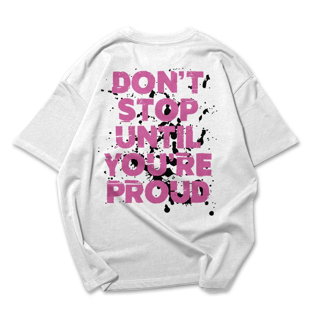 Camiseta Oversized Feminina Keep Going