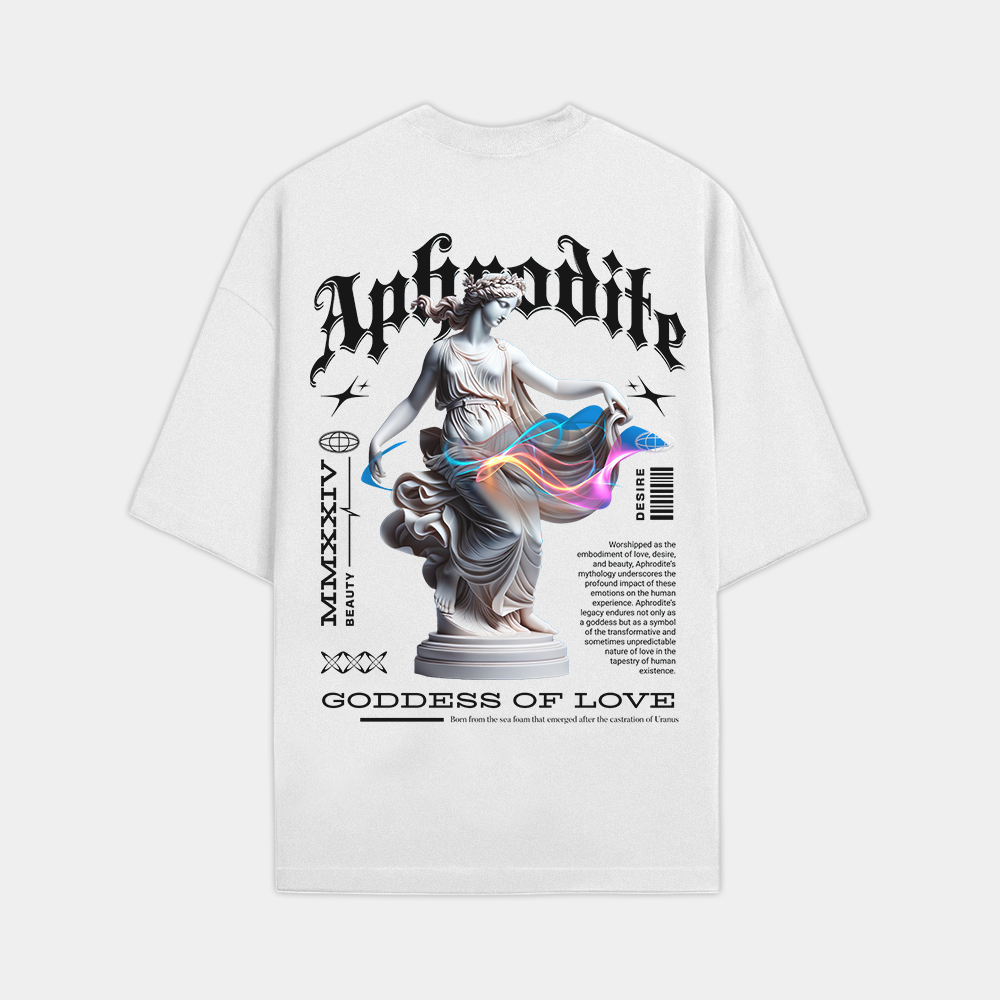 Camiseta Oversized Aphrodite Grego Style