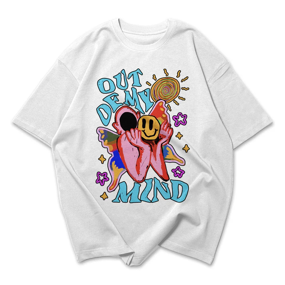 Camiseta Oversized Out Of My Mind