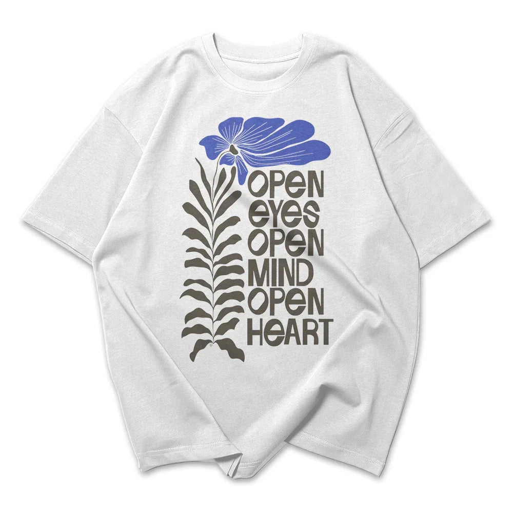 Camiseta Oversized Pen Eeys Open Mind