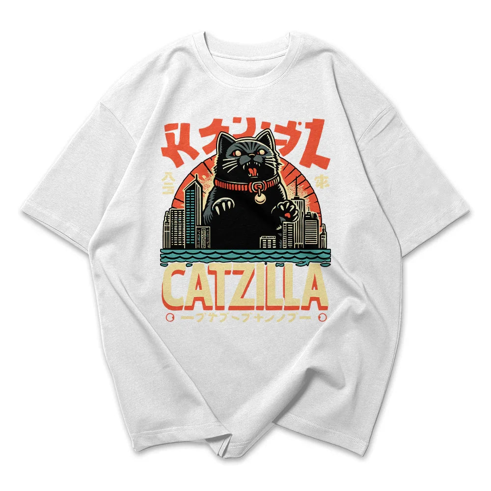 Camiseta Oversized Catzilla
