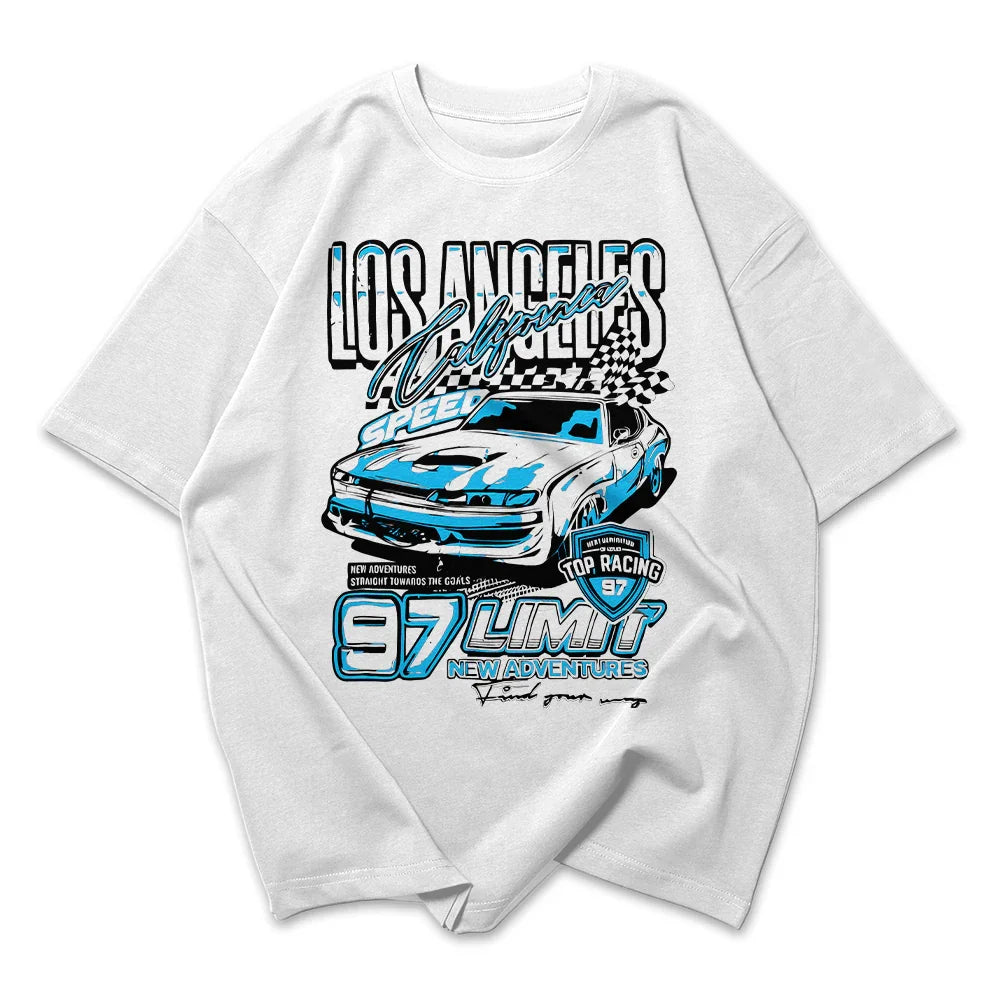 Camiseta Oversized Feminina Los Angeles California