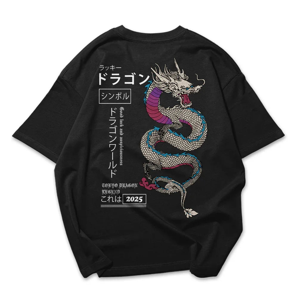 Camiseta Oversized Tokyo Dragon Legend