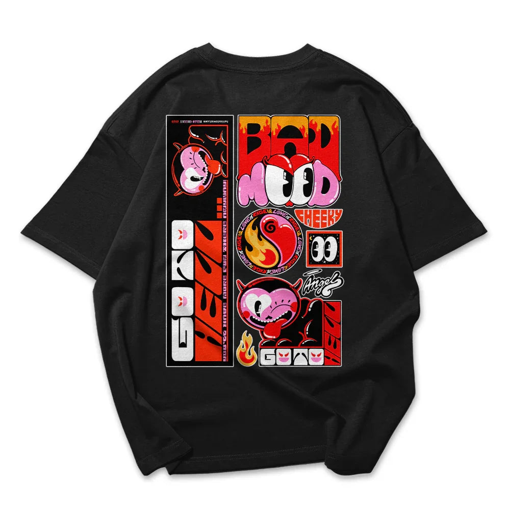 Camiseta Oversized Bad Mood