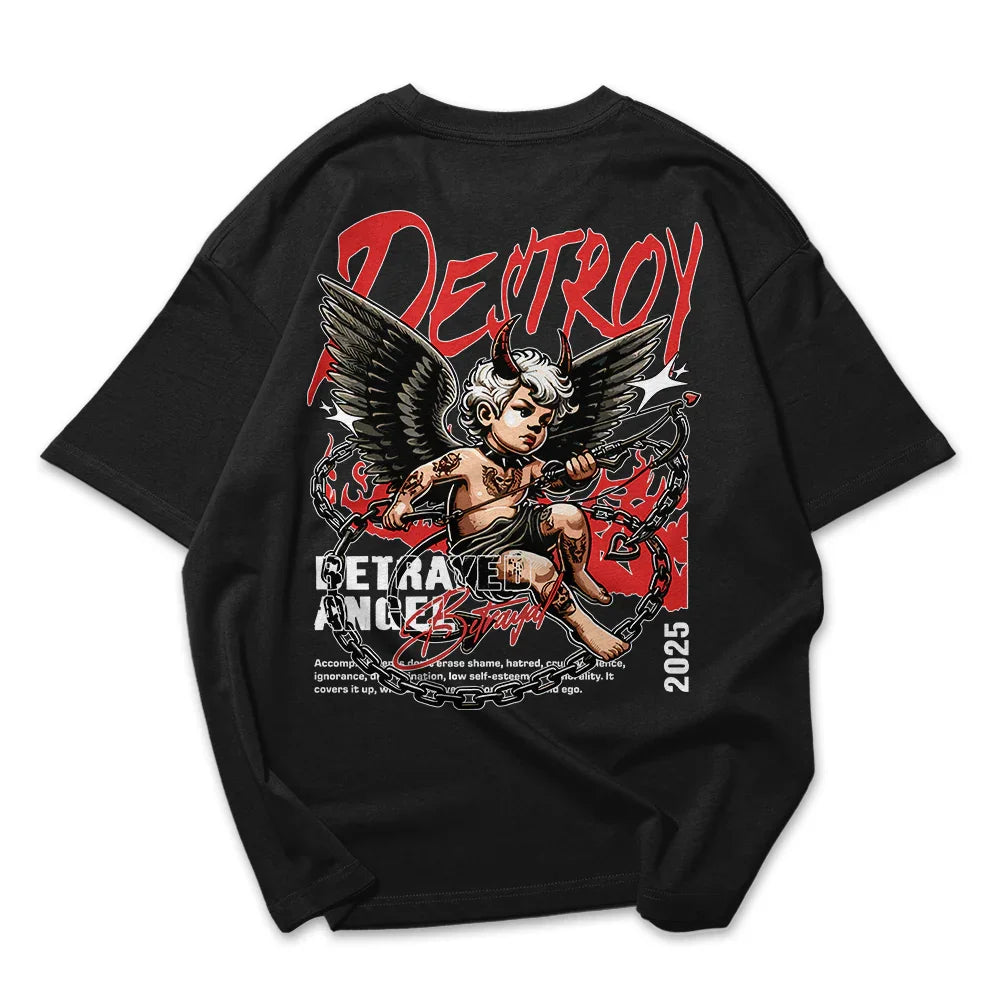 Camiseta Oversized Betrayed Angel