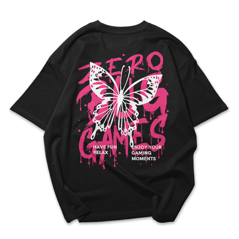 Camiseta Oversized Feminina Zero Bug Games