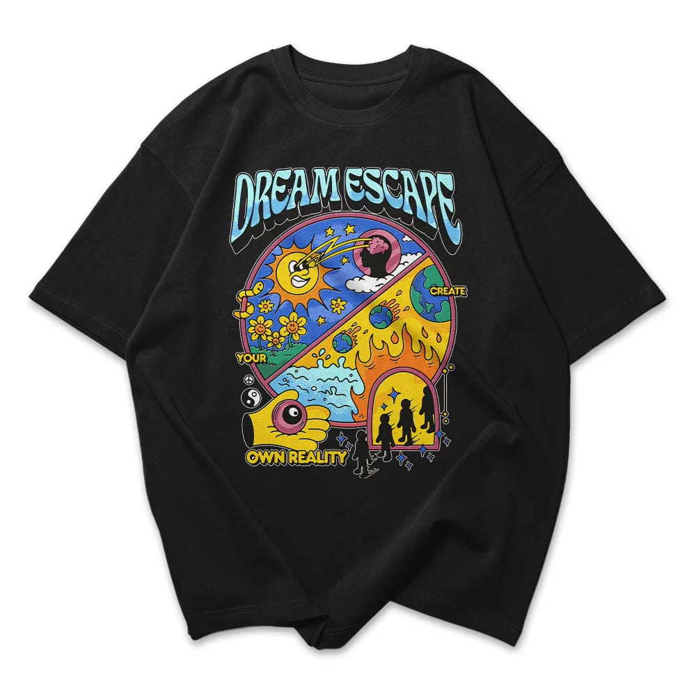 Camiseta Oversized Dream Scape