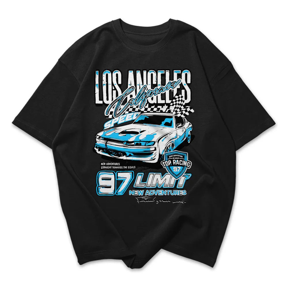 Camiseta Oversized Feminina Los Angeles California