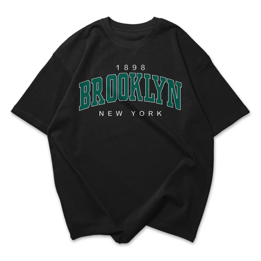 Camiseta Oversized Feminina brooklyn new york 1902
