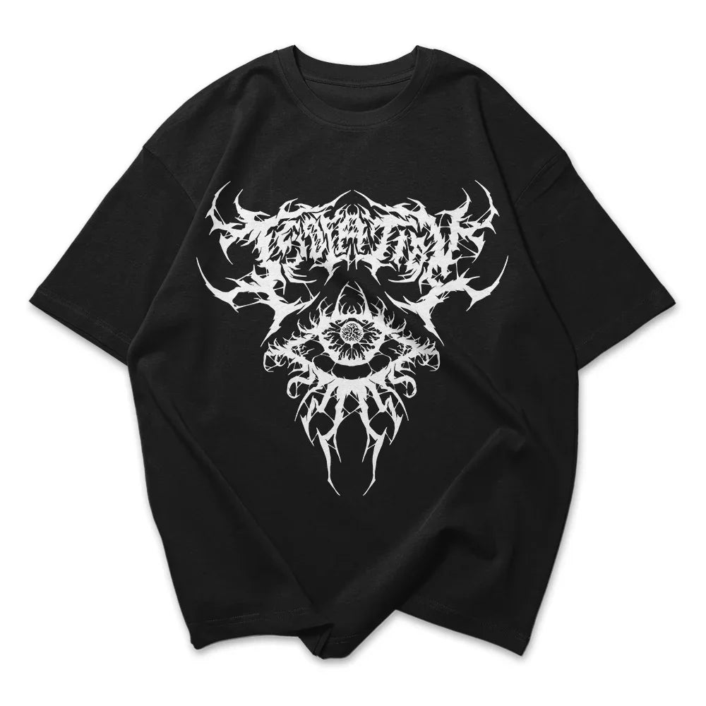 Camiseta Oversized Feminina Gothic eye Aesthetic