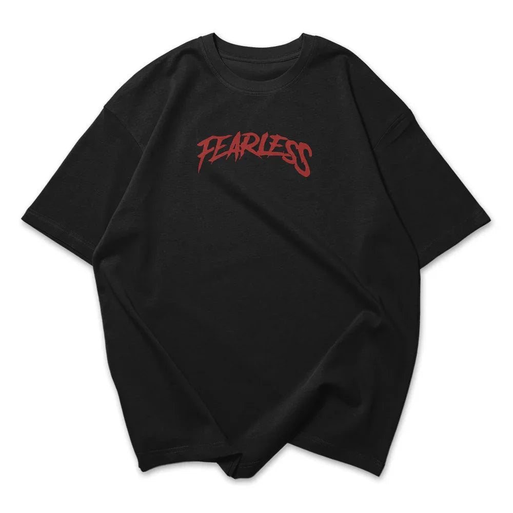 Camiseta Oversized Ombro á Ombro Fearless Los Angeles