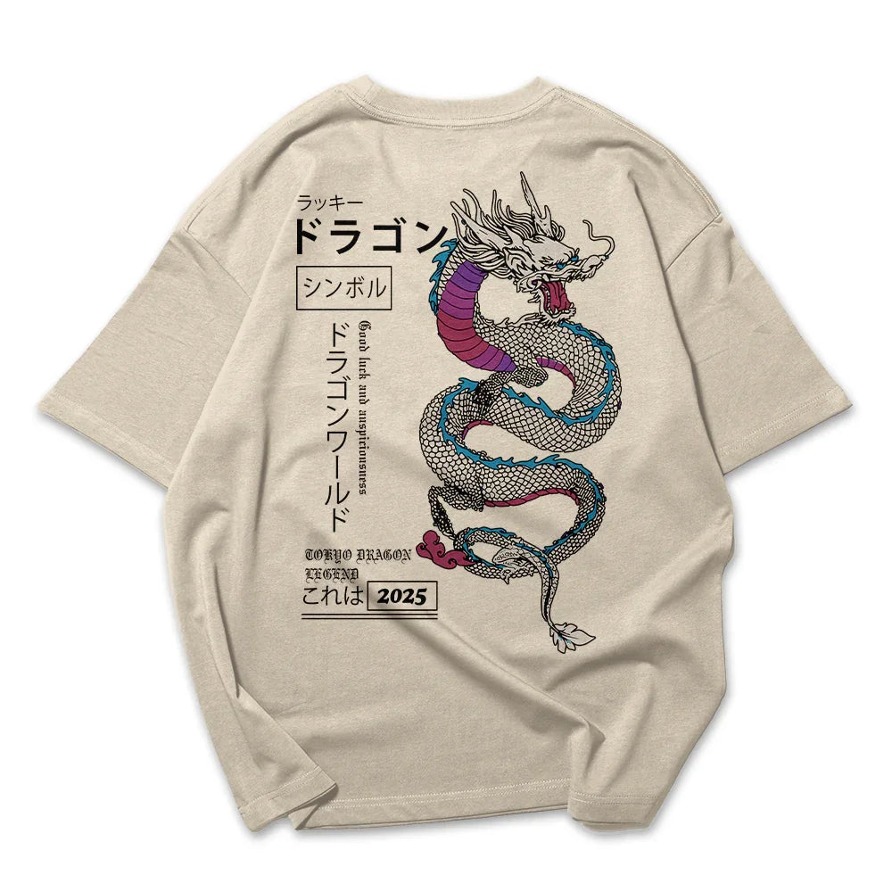 Camiseta Oversized Tokyo Dragon Legend