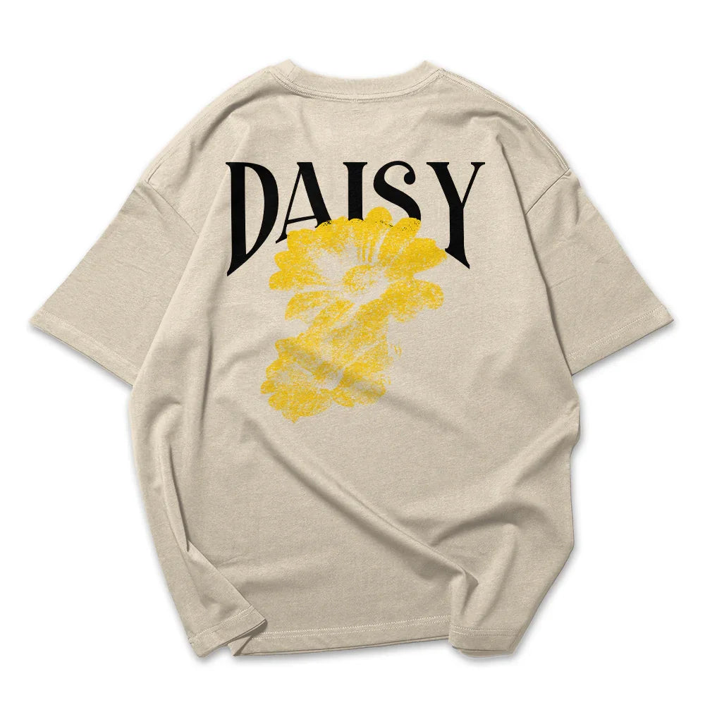 Camiseta Oversized Daisy Flower