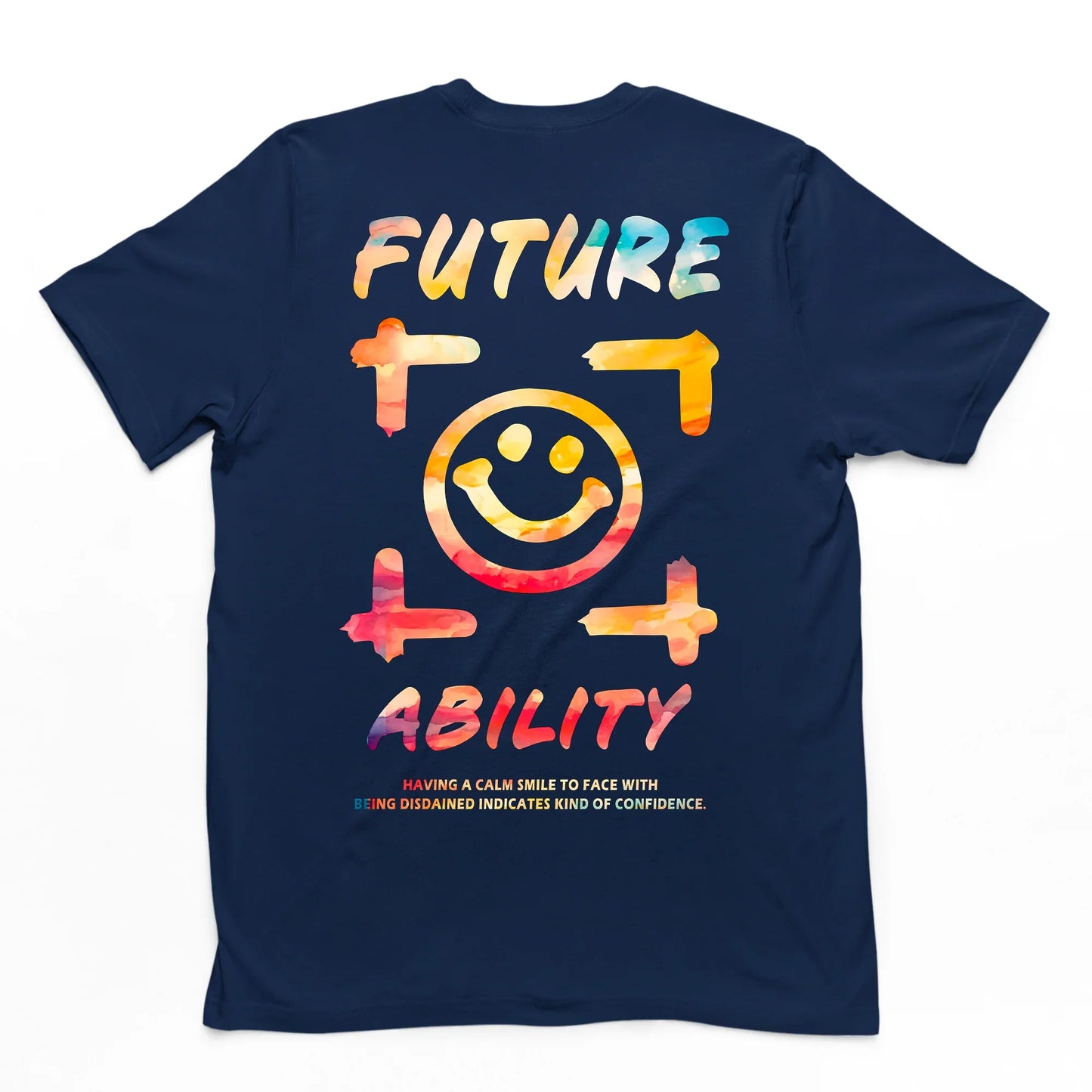 Camiseta Básica Future Ability Smile - azul-marinho