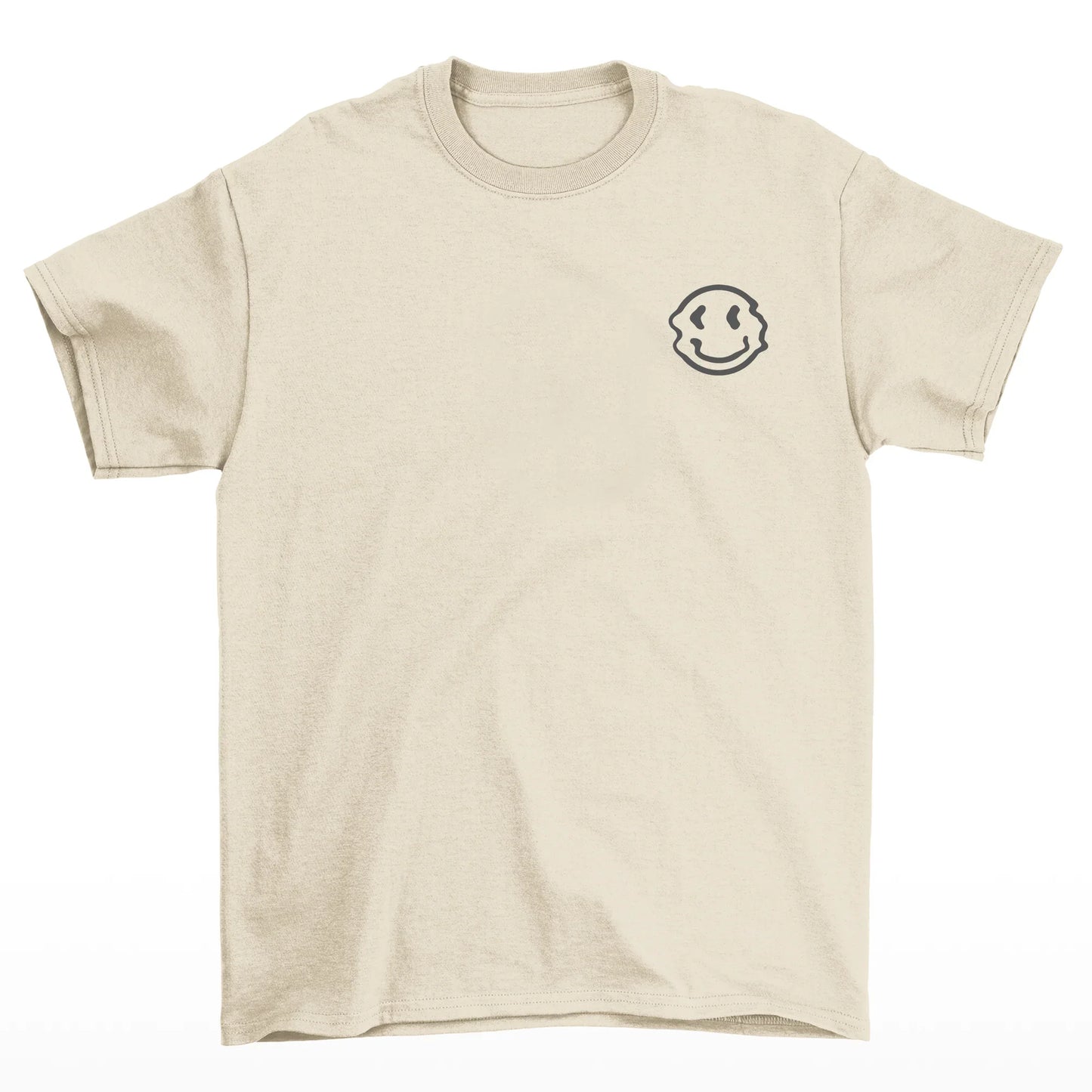 Camiseta Masculina Street Emoji Smile - pérola