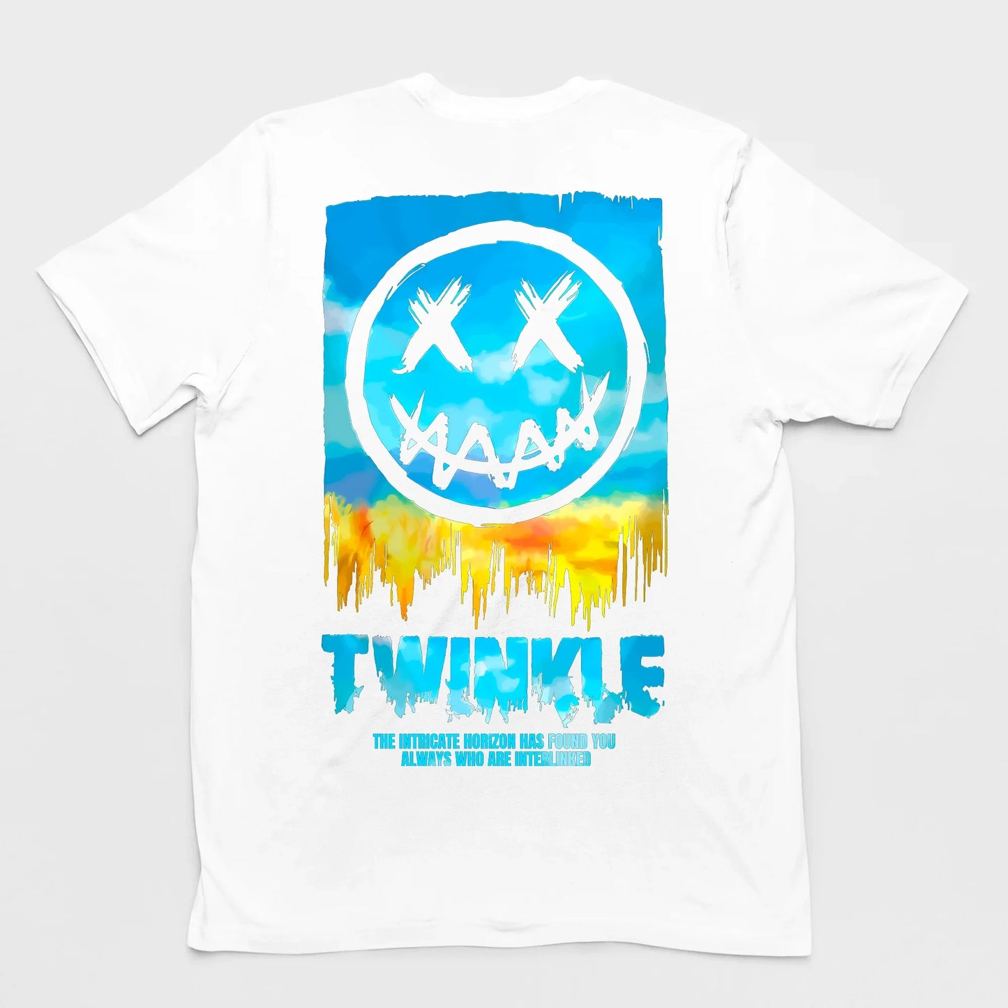 Camiseta Básica Twinkle Smile - branco