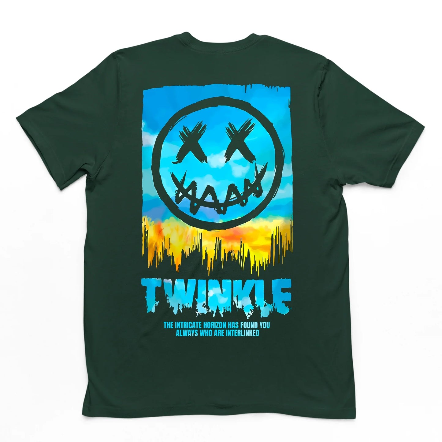 Camiseta Básica Twinkle Smile - verde