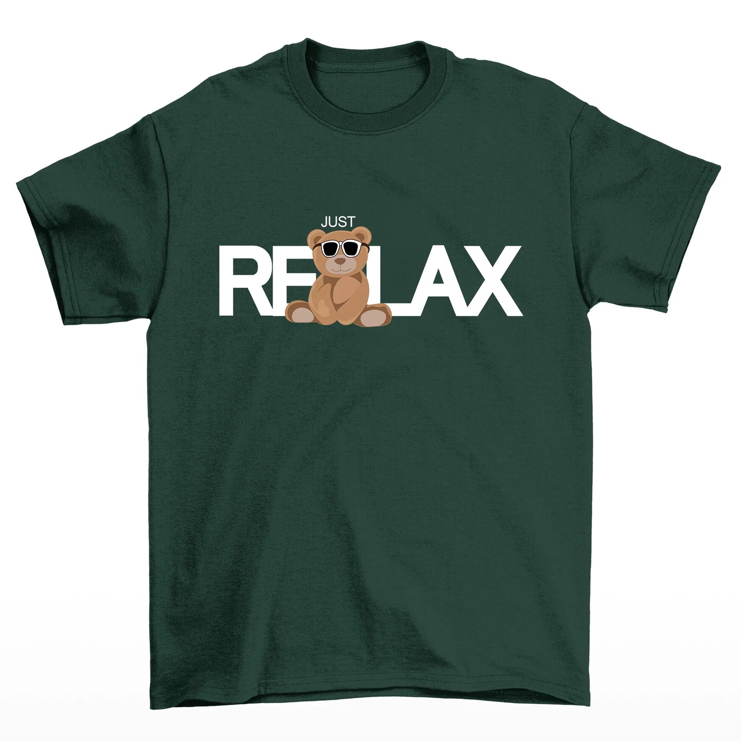 camiseta básica verde Teddy Bear Relax - Verde