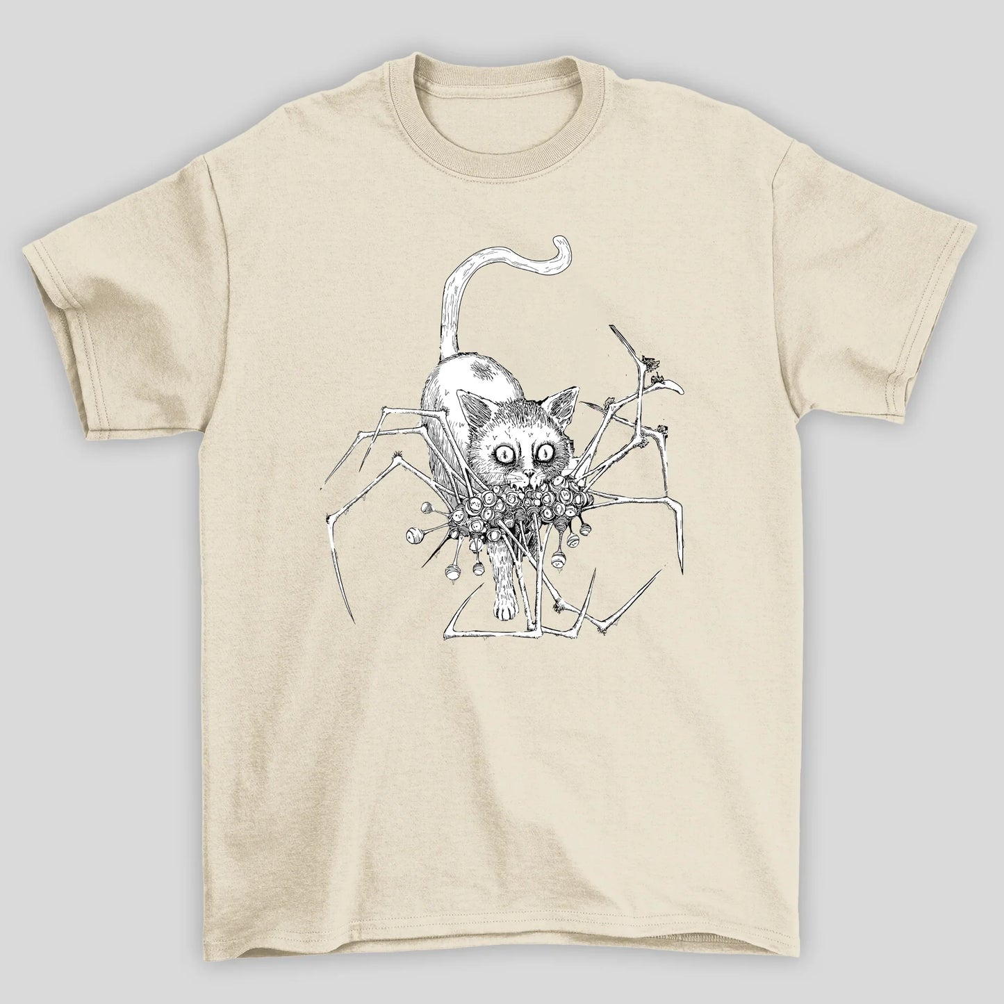 Camiseta básica pérola gatinho alternativo