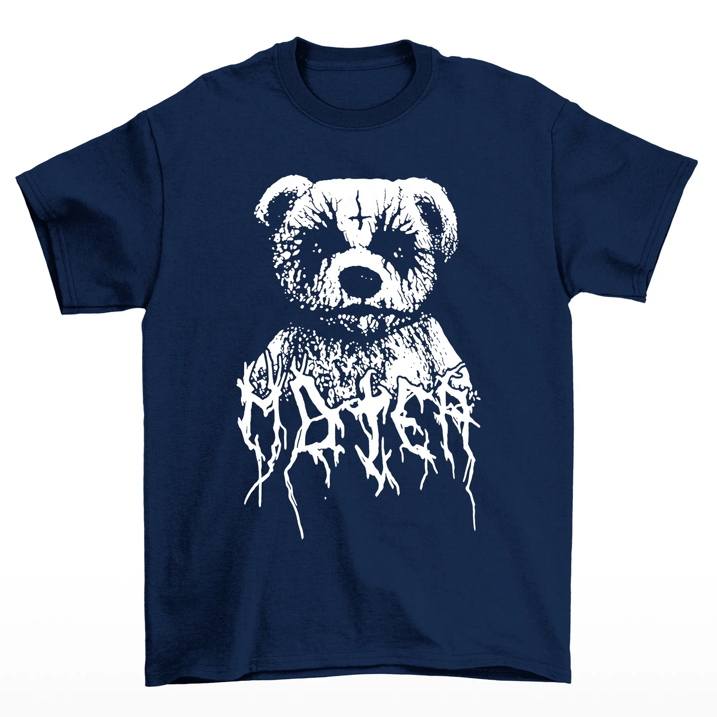 Camiseta Básica estampa Aesthetic Bear Urso - Azul Marinho