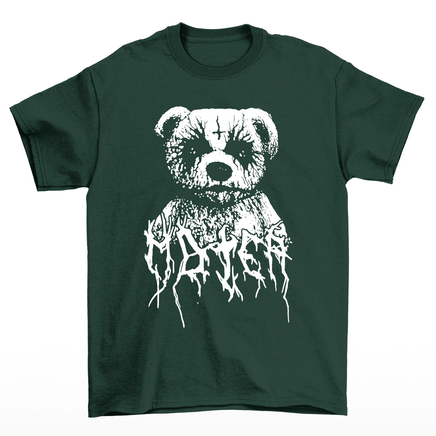 Camiseta Básica estampa Aesthetic Bear Urso - Verde