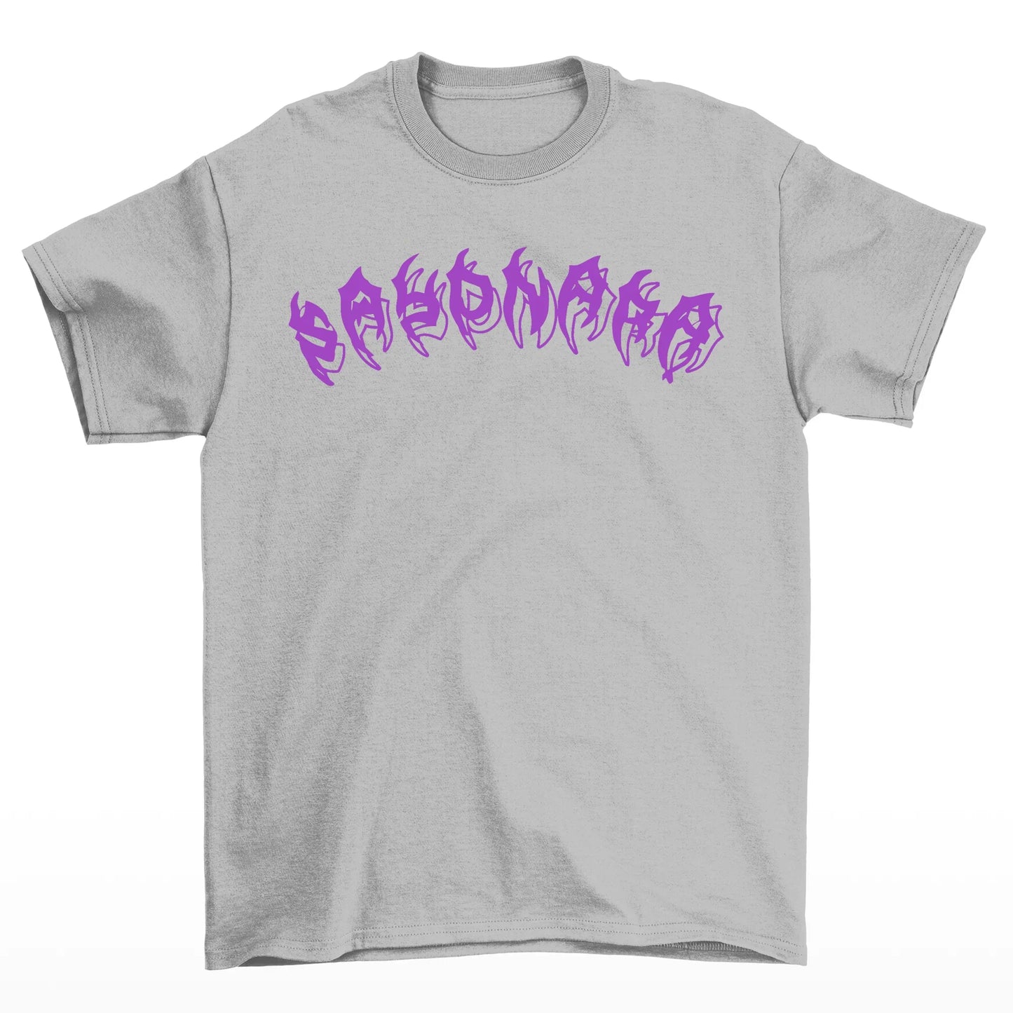 Camiseta Básica Com Estampa Sayonara Urso - Cinza