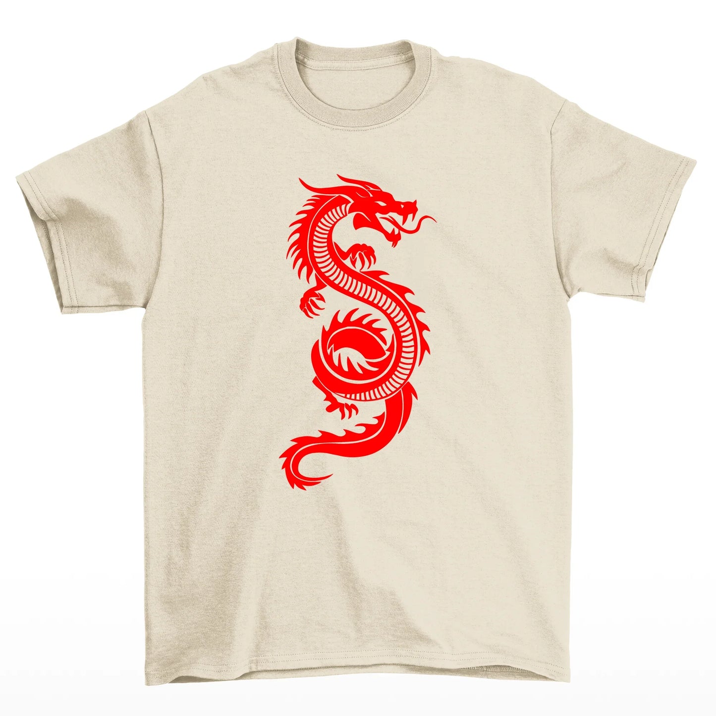 Camiseta Básica Dragão Vermelho Red Dragon - Pérola
