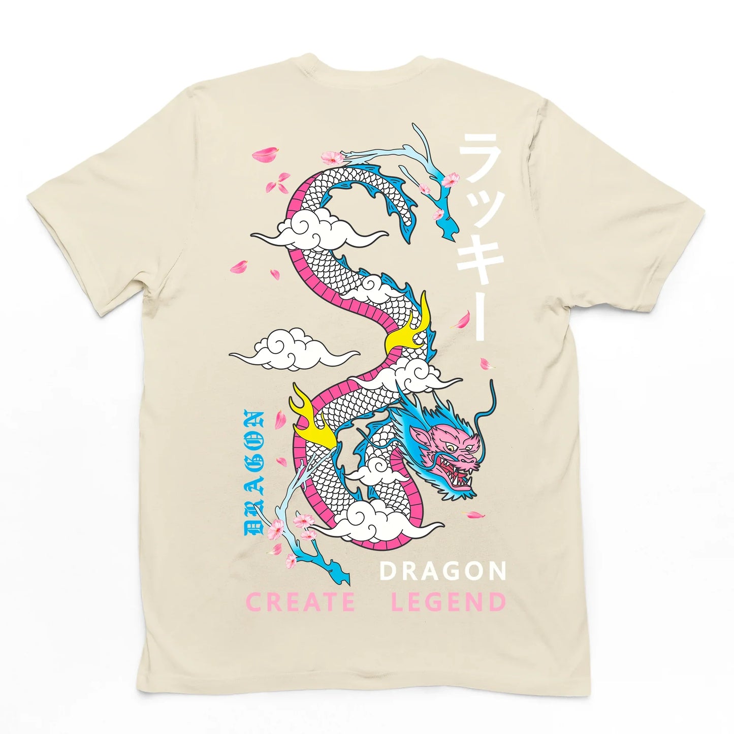 Camiseta Básica Create Dragon Legends Japão - pérola