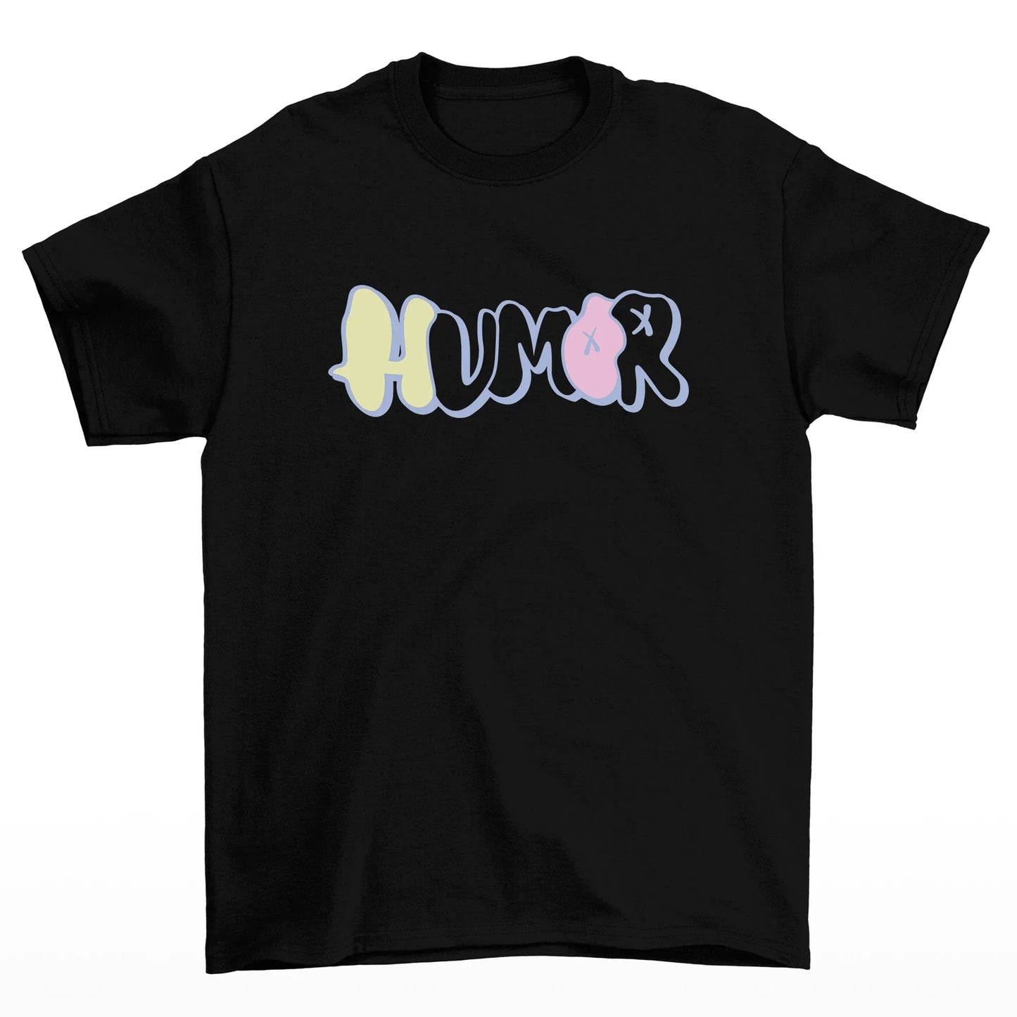 Camiseta Feminina Preta Com Estampa Humor - Preto