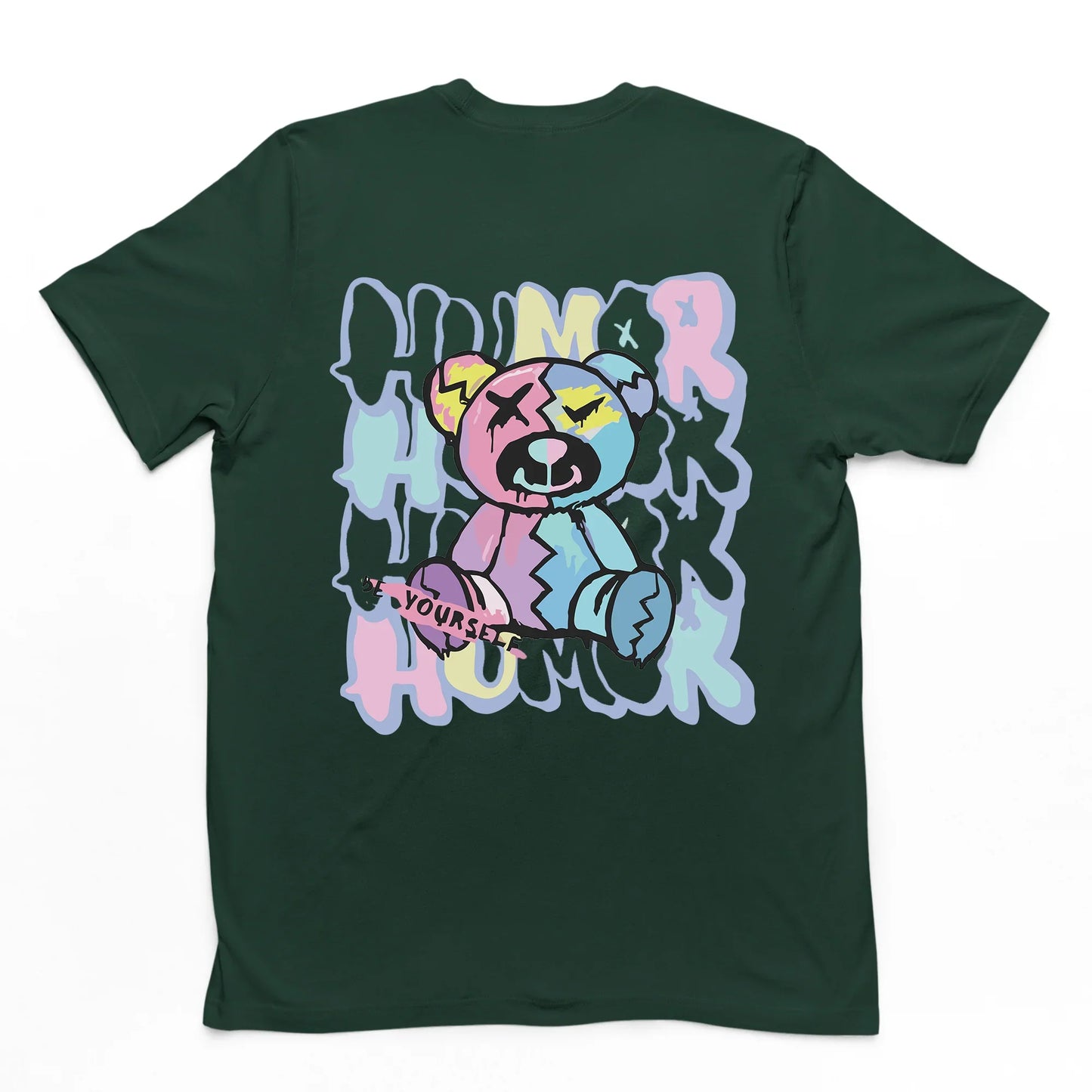 Camiseta Feminina verde Com Estampa Humor - Verde