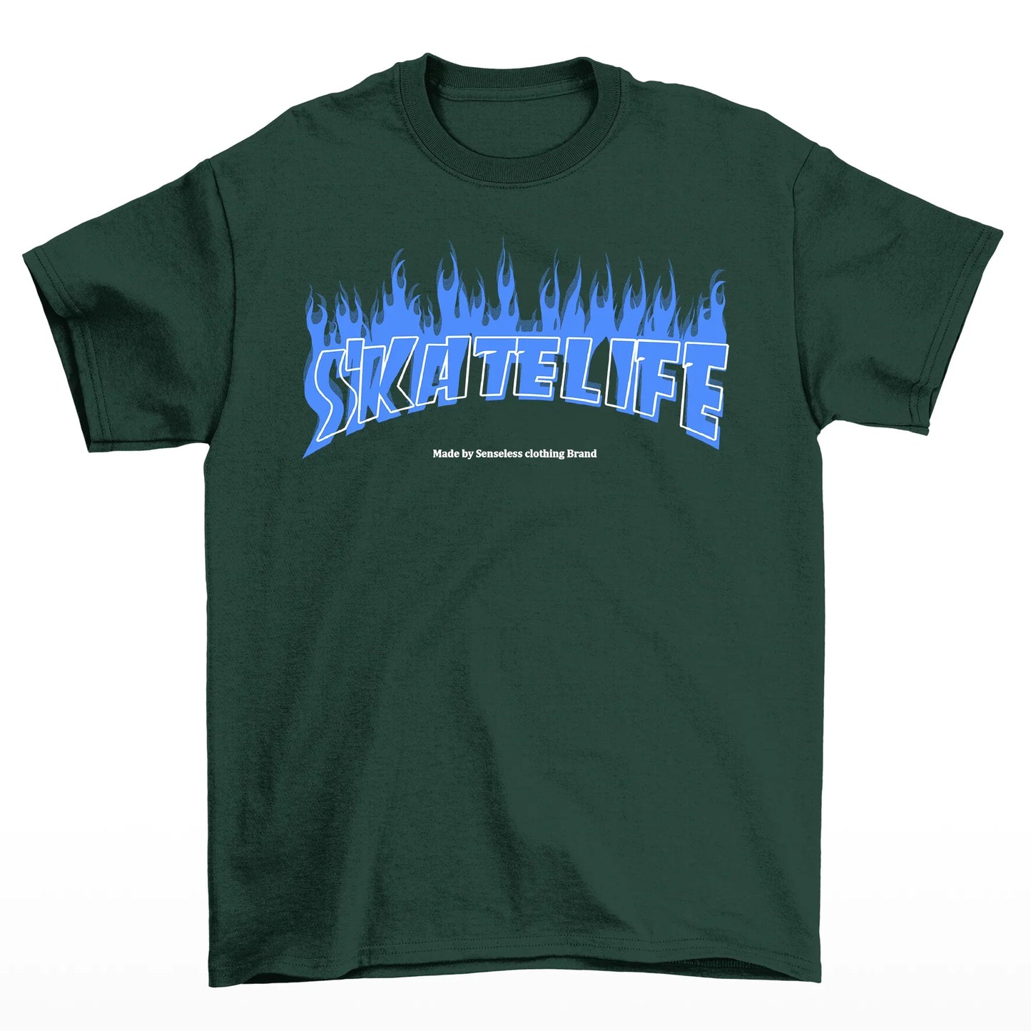 Camiseta Básica Algodão Skatelife Urban - verde
