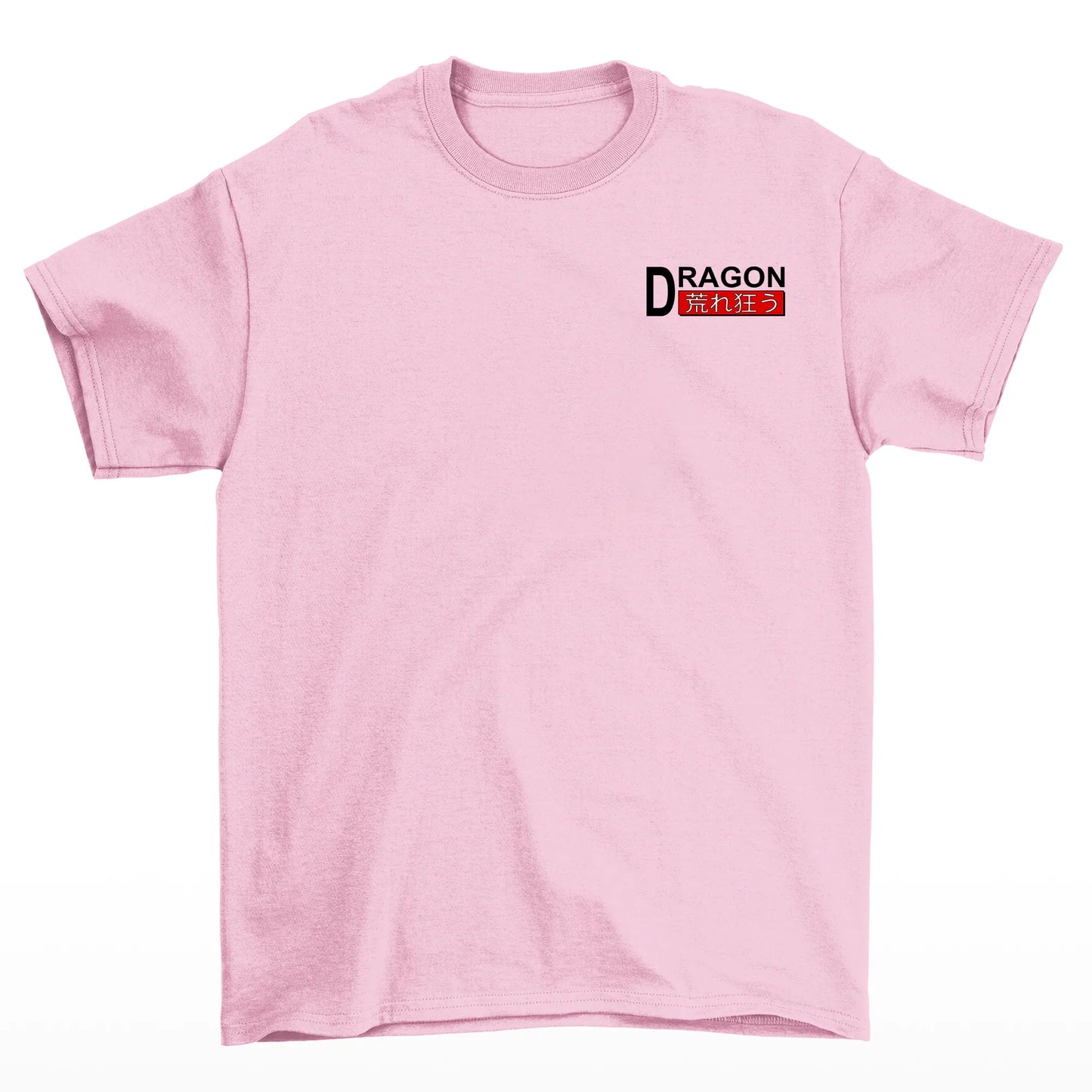 Camiseta Básica Unissex Dragon Lead The Trend Japão Frente - Rosa Bebê