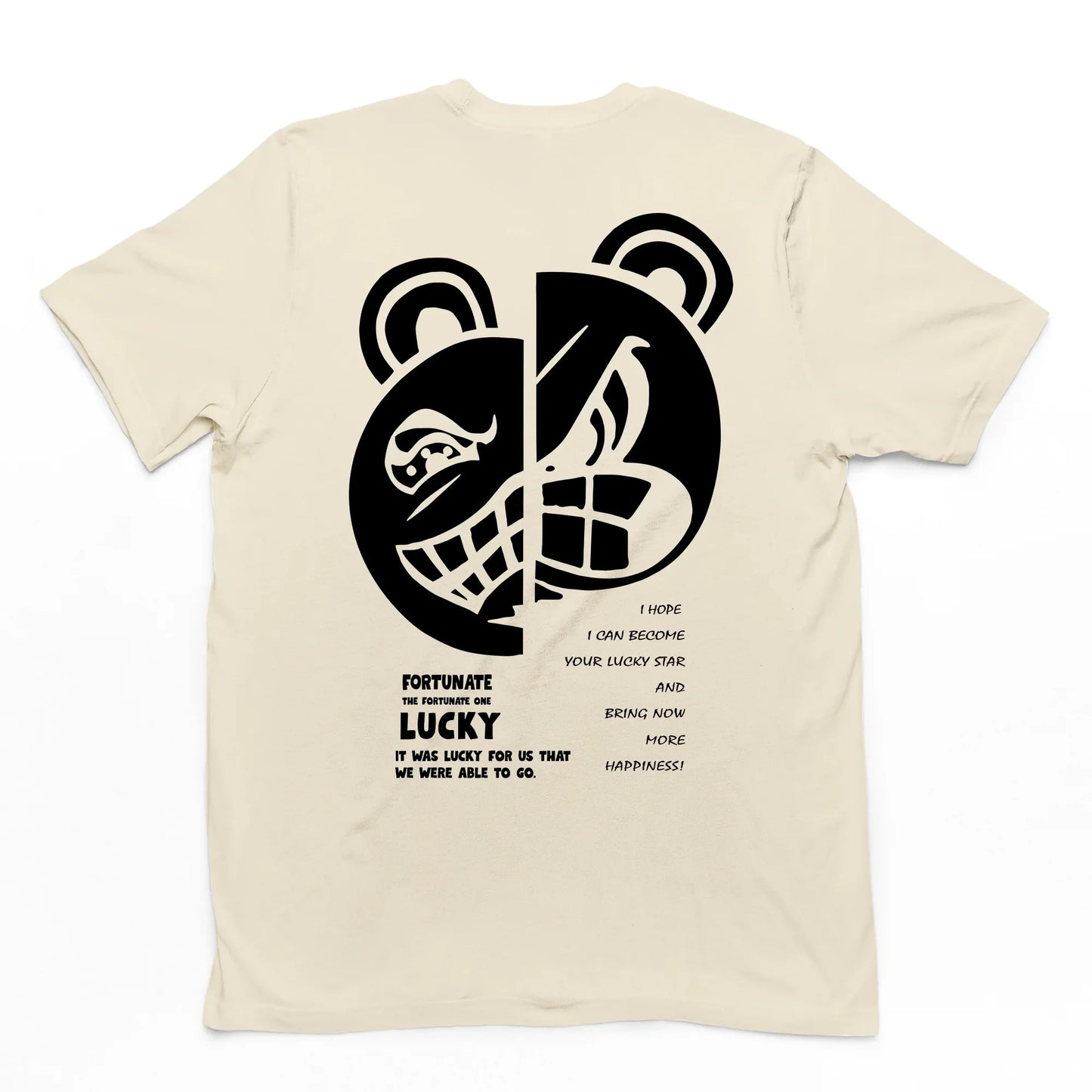 Camiseta masculina com estampa ursinho nervoso - Pérola