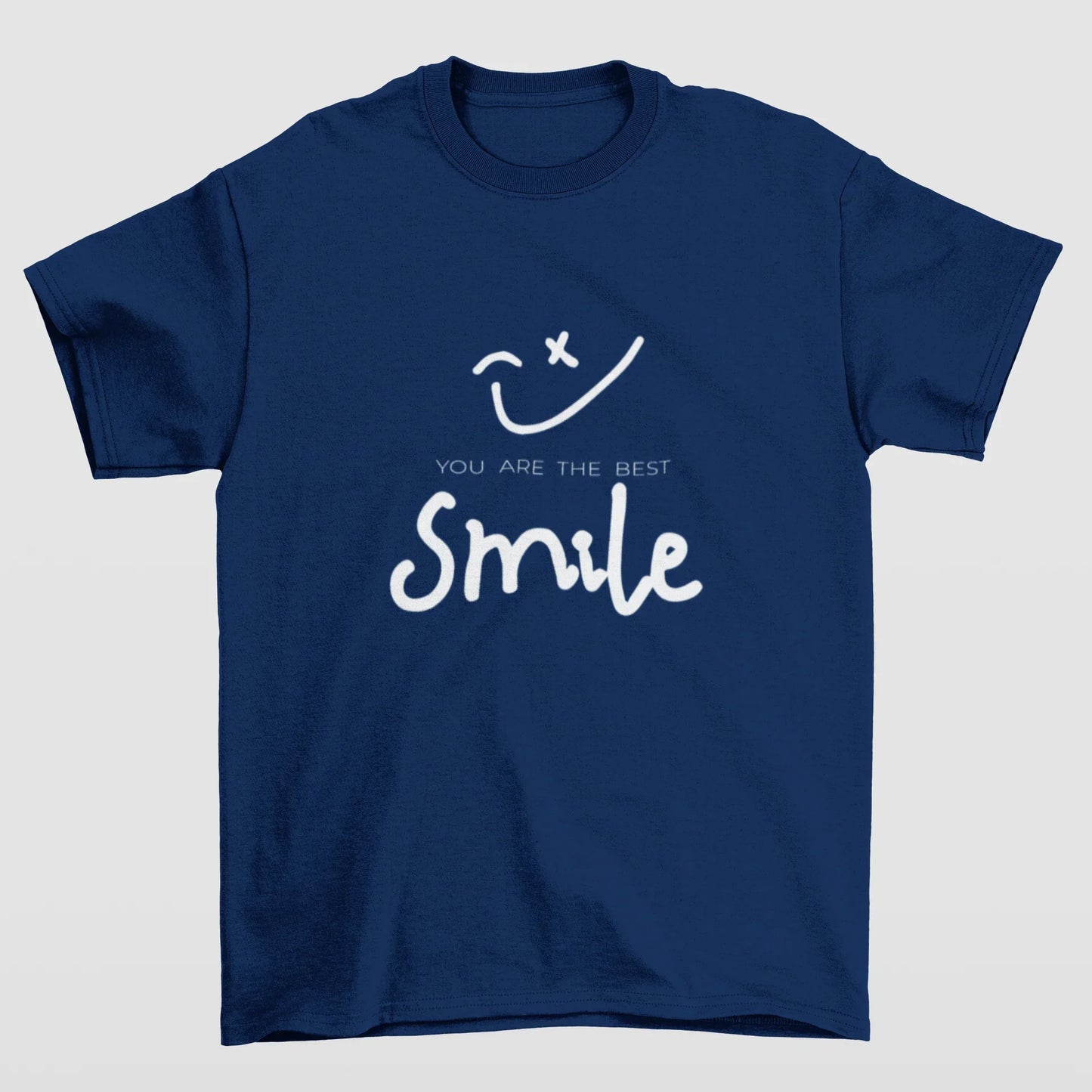 Camiseta Básica Best Smile - azul- marinho