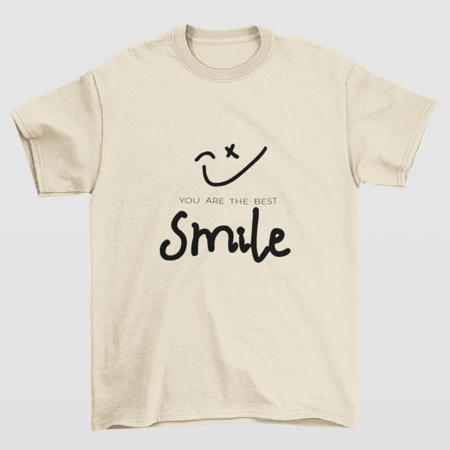Camiseta Básica Best Smile - pérola