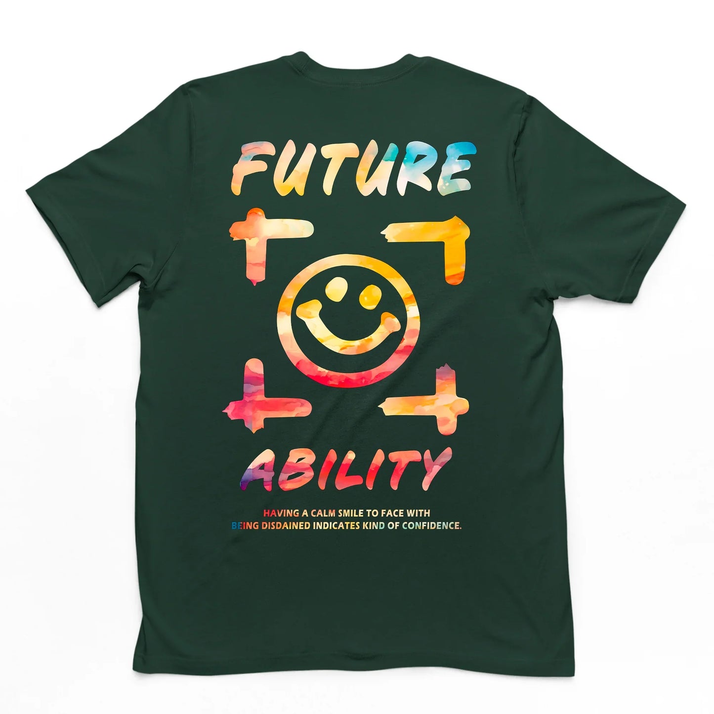 Camiseta Básica Future Ability Smile - verde