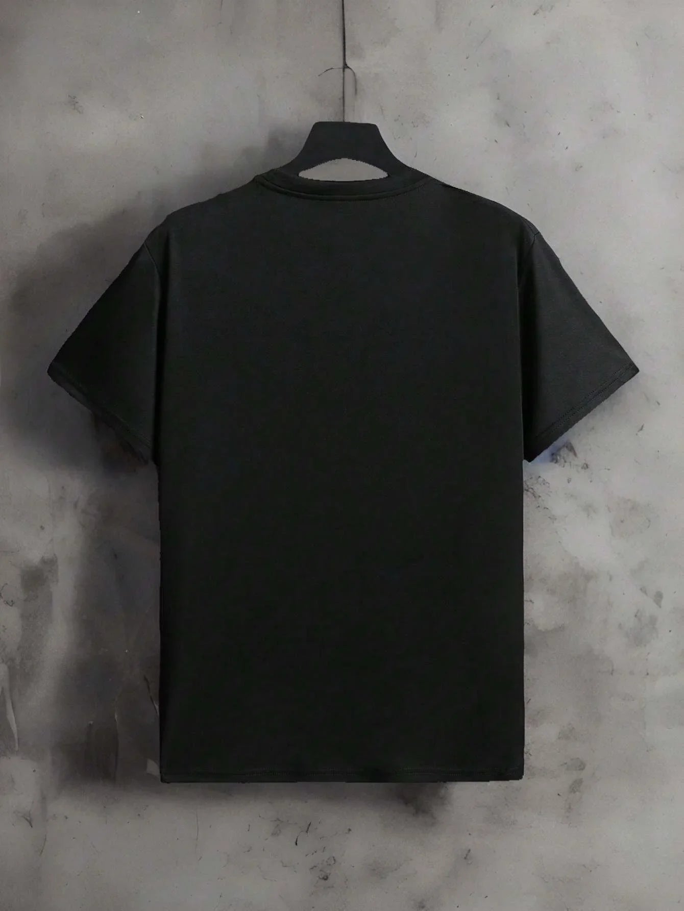 Camiseta Básica Masculina Sem Estampa - Preto