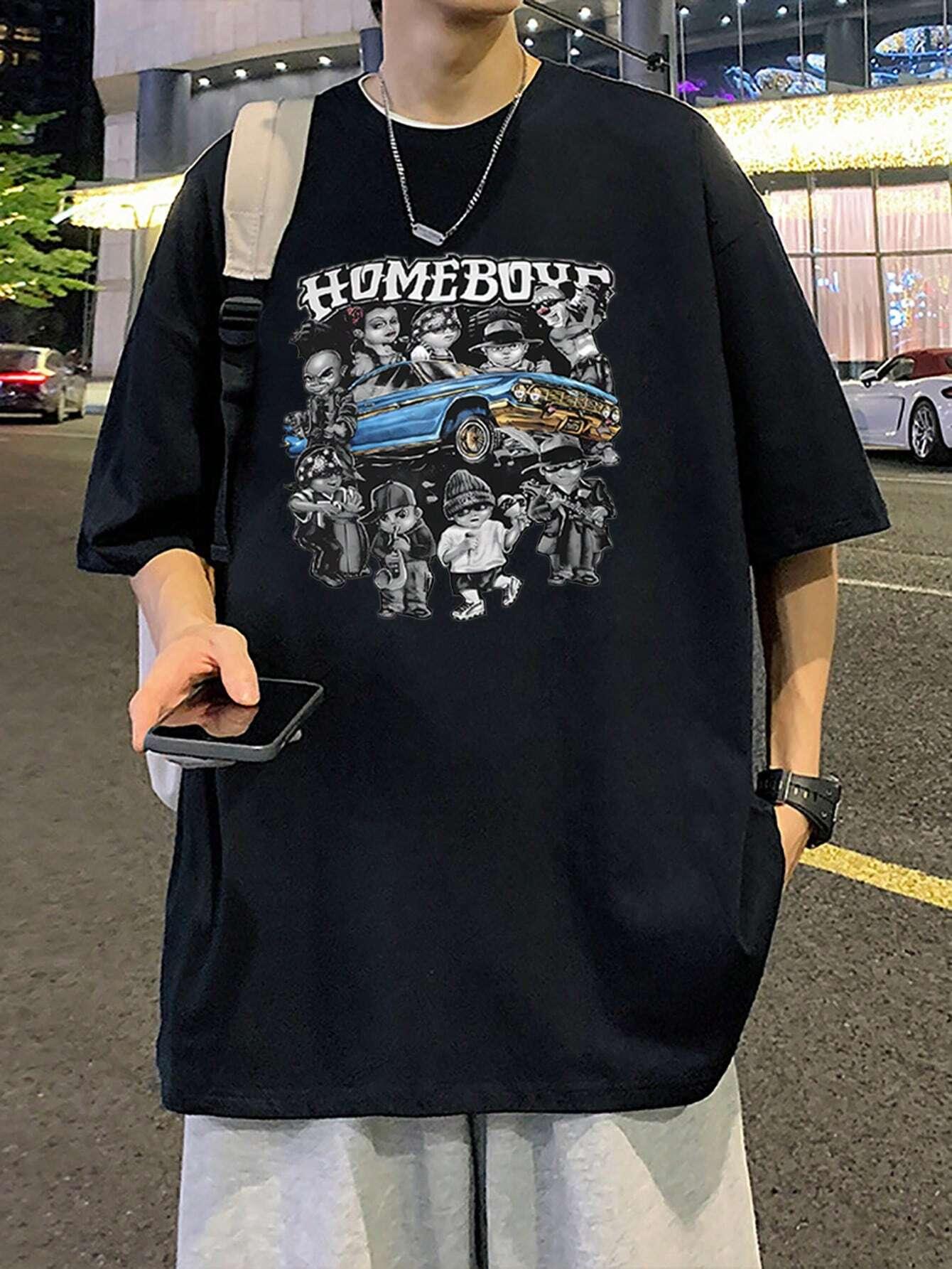 Camiseta Básica Masculina Homeboy Car Streetwear Preto