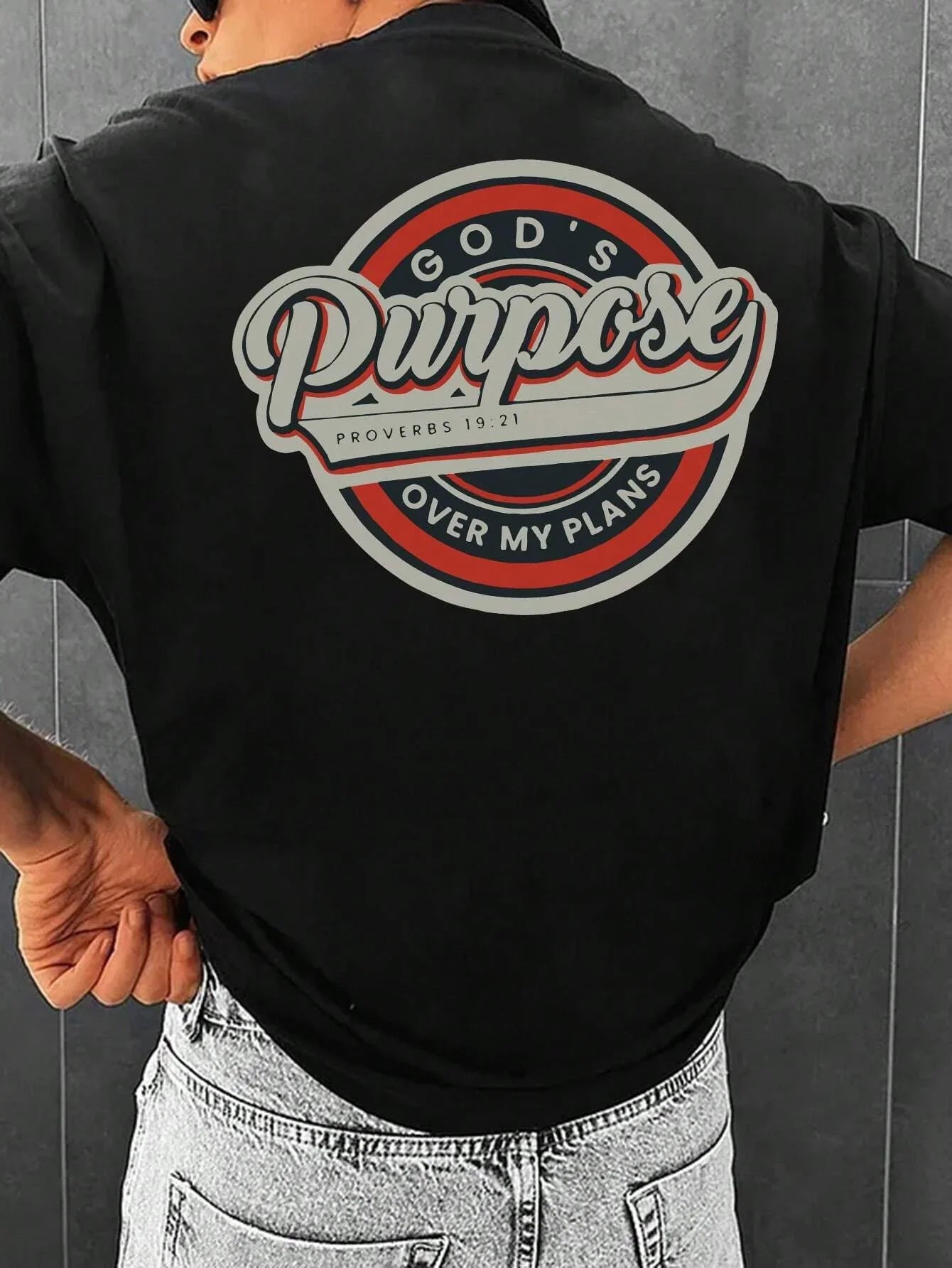 Camiseta Básica Unissex Com Estampa Circulo