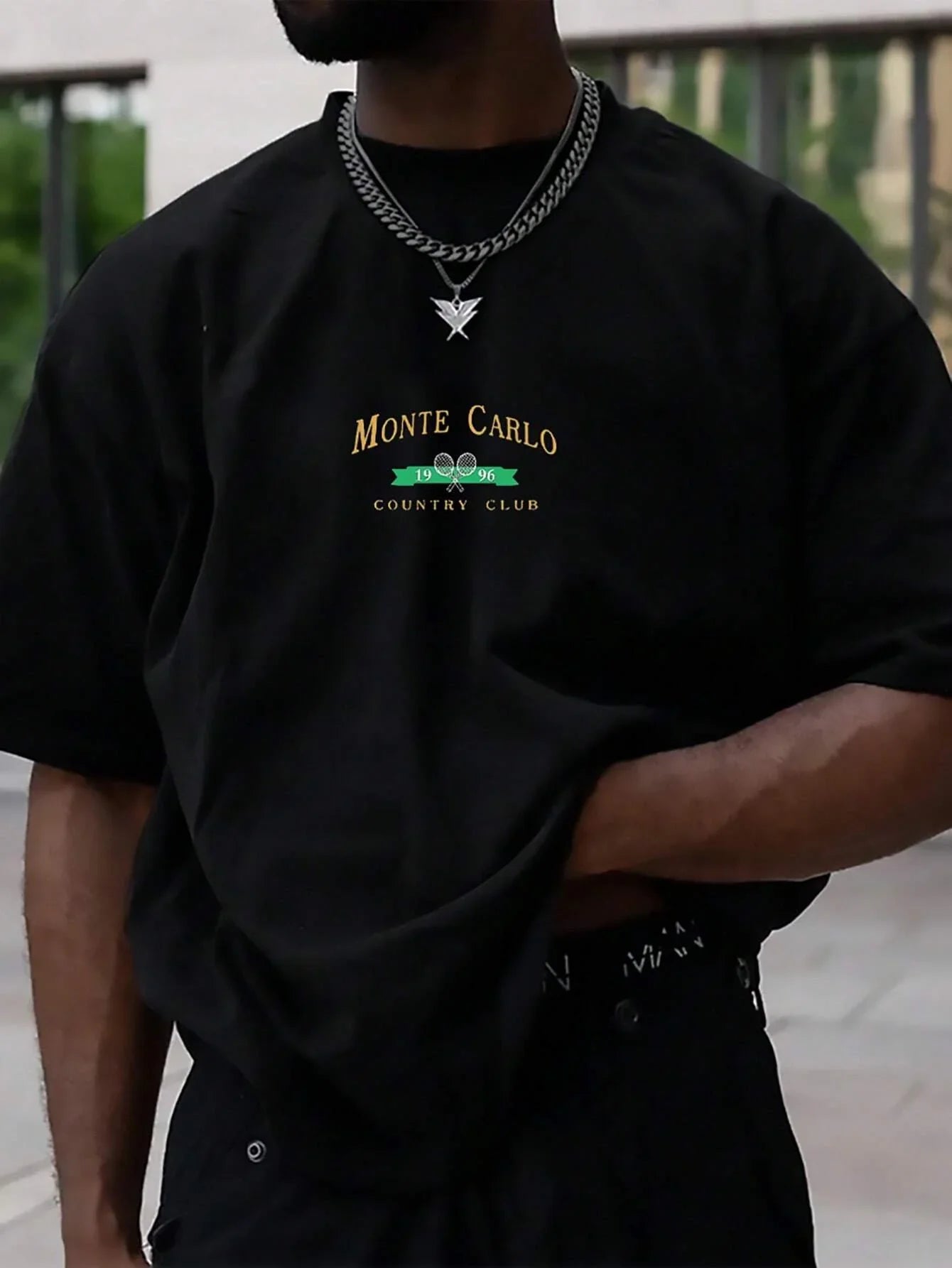 Camiseta Básica Unissex Com Estampa Monte Carlo