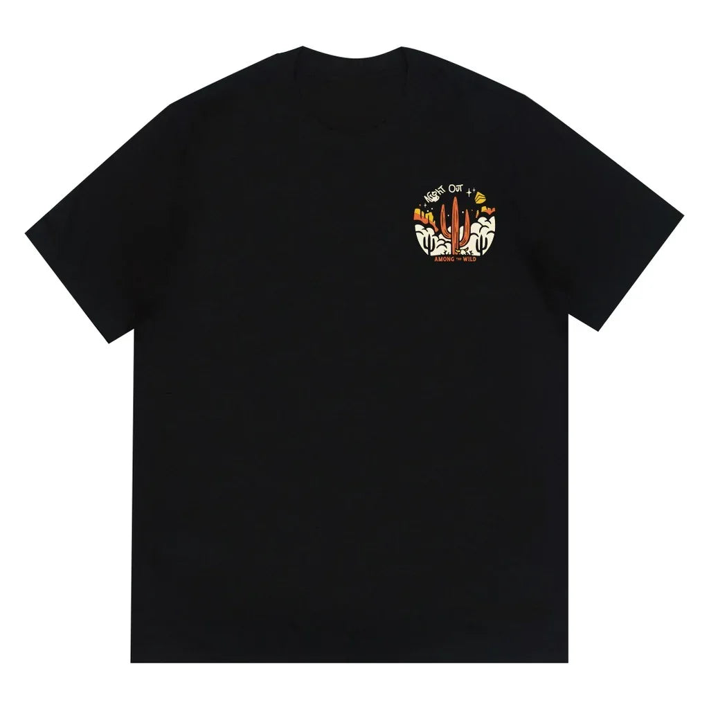 Camiseta Básica Unissex Deserto Noturno