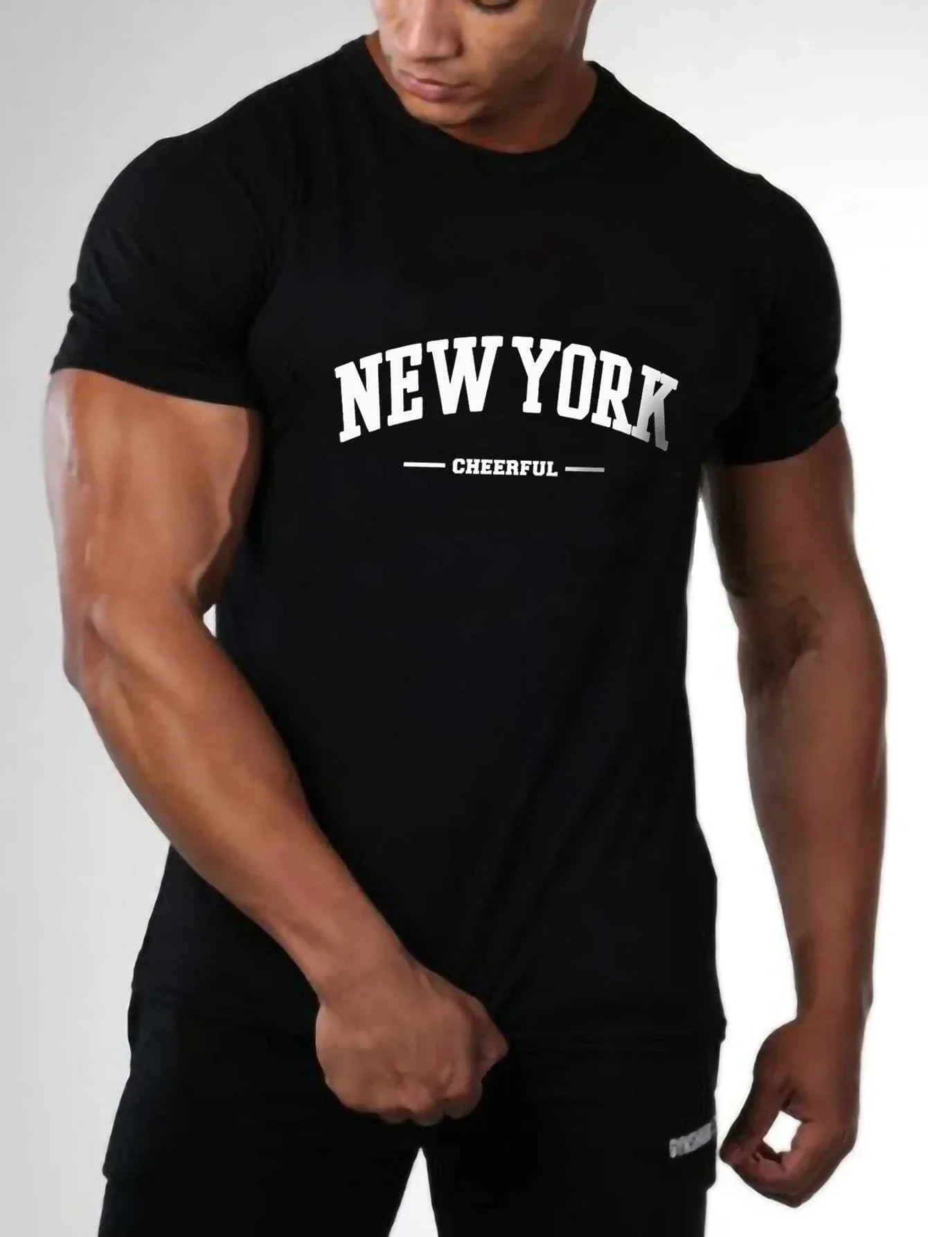 Camiseta Básica Unissex Com Estampa New York
