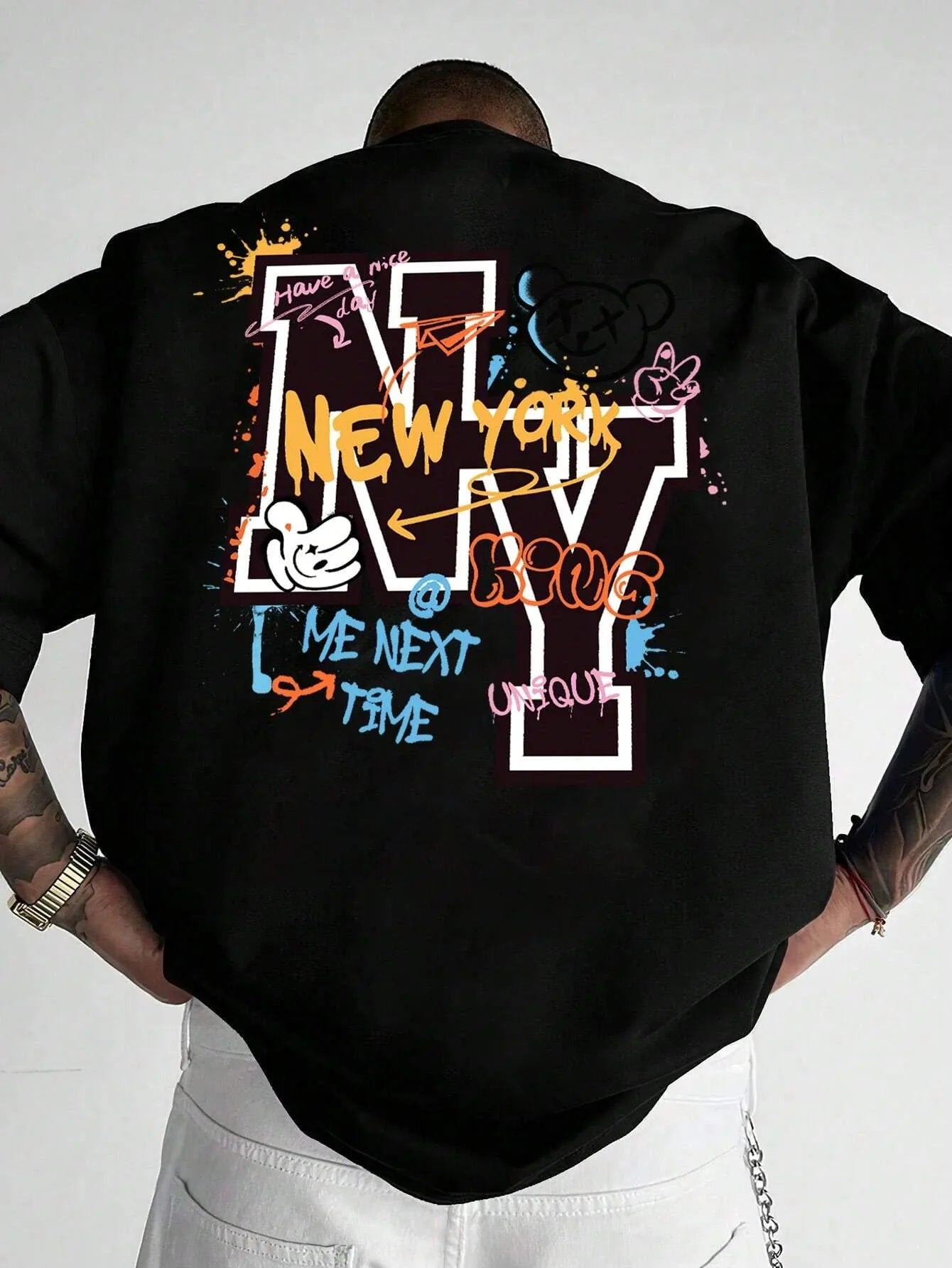 Camiseta Básica Unissex New York Unique King - preto