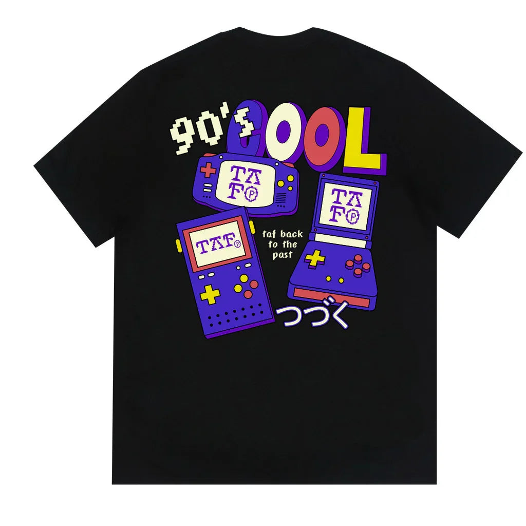 Camiseta Básica Unissex 90's Cool Games - preto